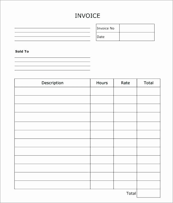 Free Invoice Template for Mac Awesome Free Invoice Templates for Mac – thedailyrover