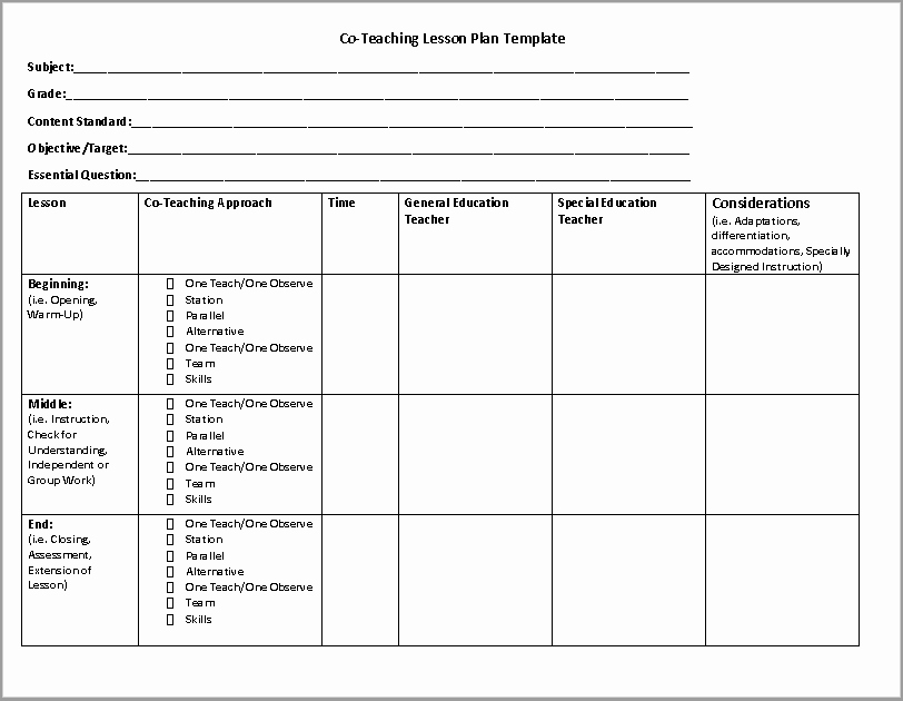 Free Lesson Plan Template Word Best Of 39 Free Lesson Plan Templates Ms Word and Pdfs Templatehub