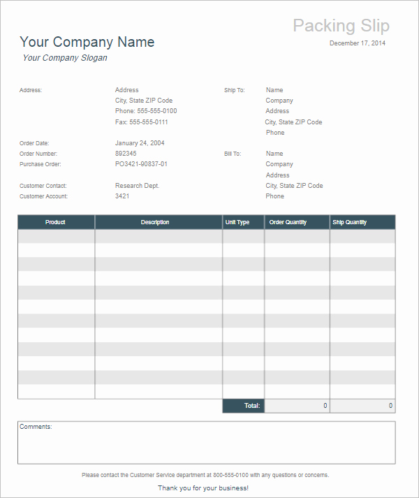 Free Packing Slip Template Best Of 32 Packing List Templates Free Excel Word Pdf format