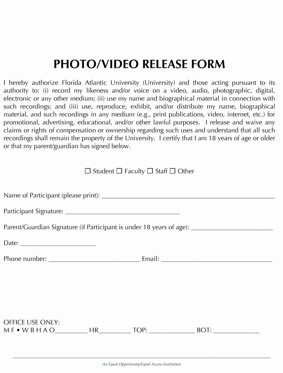 Free Printable Print Release form Elegant 53 Free Release form Templates [word Pdf]