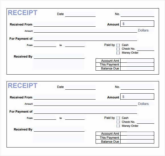 Free Rent Receipt Template Pdf Best Of 18 Payment Receipt Templates – Free Examples Samples