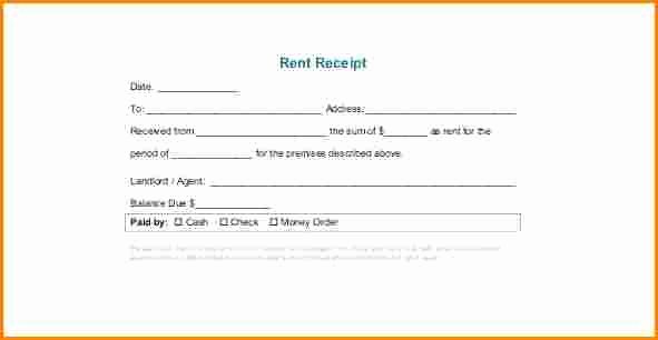 Free Rental Receipt Template Luxury 6 Landlord Rent Receipt