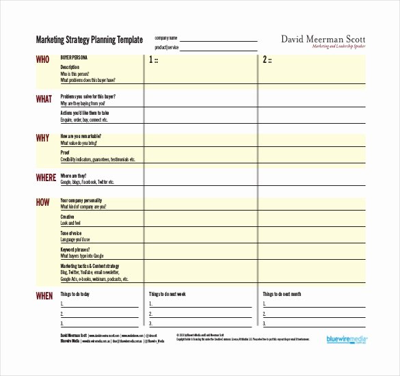 Free Strategy Plan Template New Strategy Template – 19 Free Word Excel Pdf Document