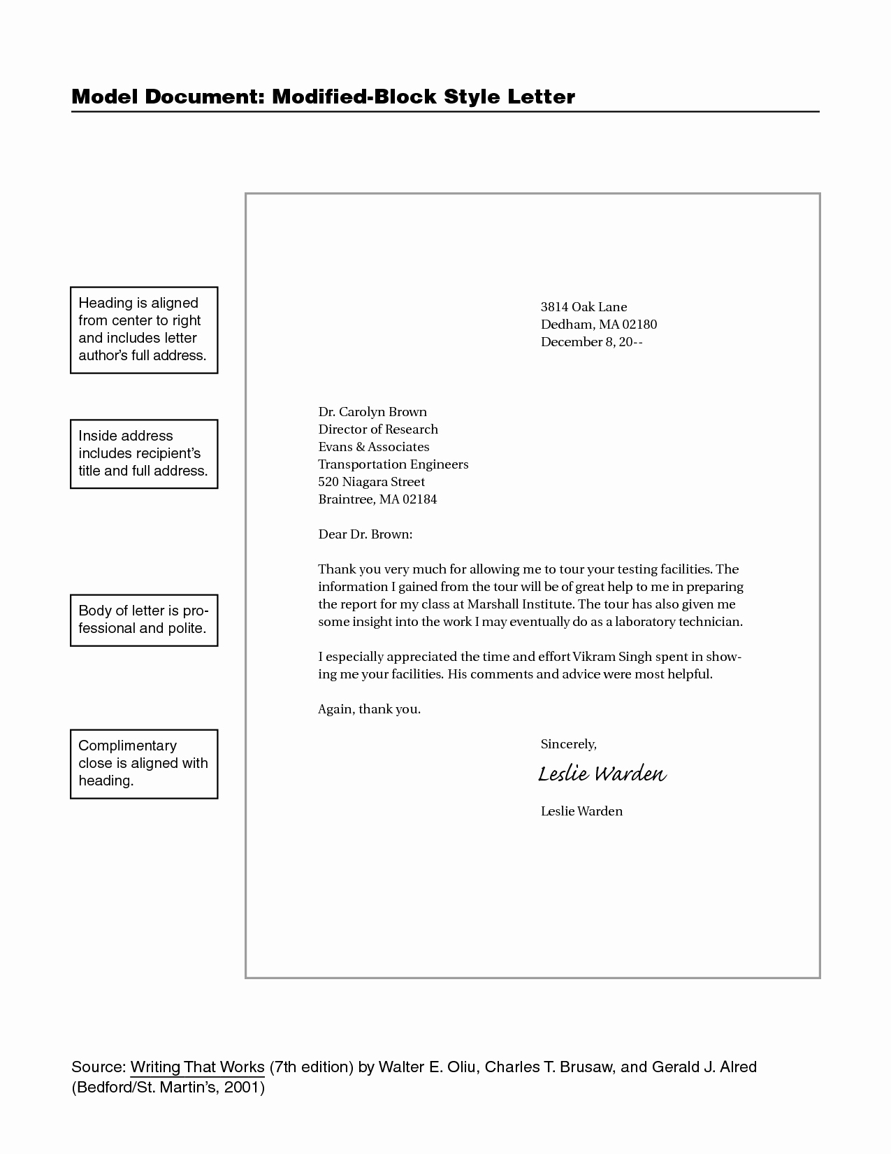 Full Block Letter format Beautiful Full Blocked Style Application Letter with Business Plus