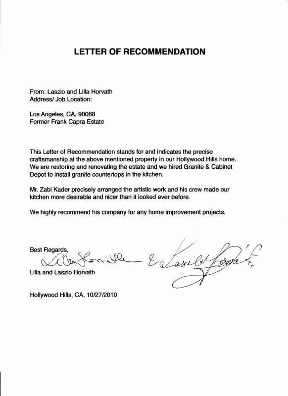 Funny Letter Of Recommendation Lovely Letters to Landlord