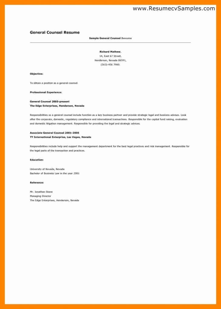 General Cover Letter format Awesome General Cover Letter for Resume