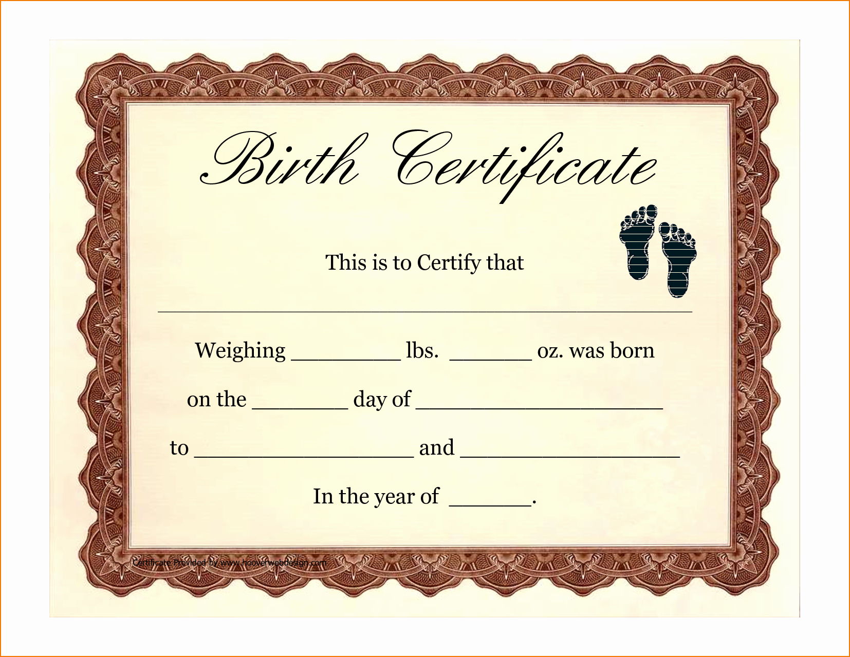 Georgia Death Certificate Template Unique 6 Birth Certificate Templates