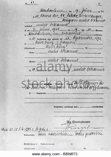 German Birth Certificate Template Beautiful Death Certificate Stock S &amp; Death Certificate Stock