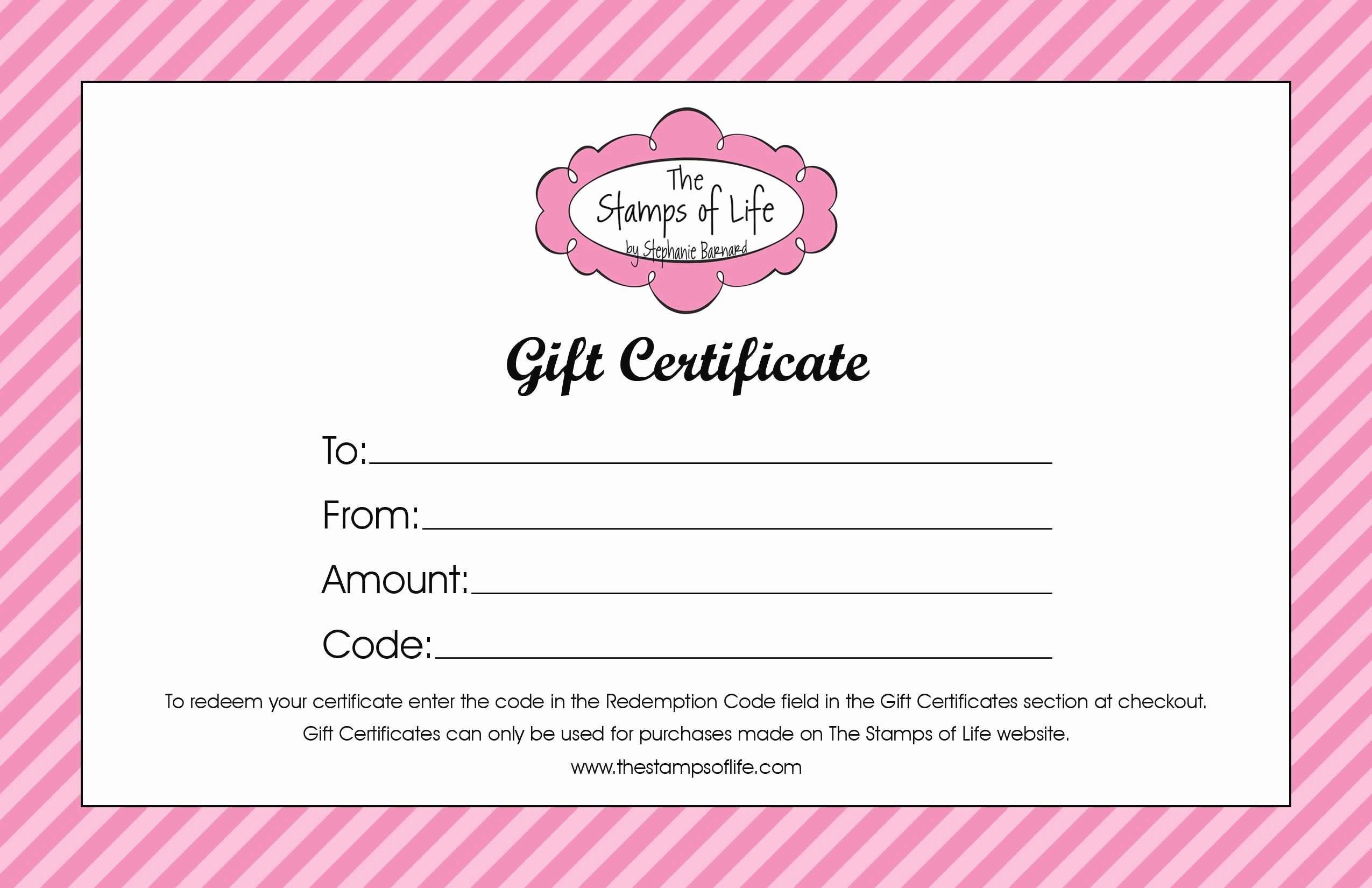 35 Gift Certificate Wording Hamiltonplastering