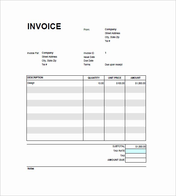 Google Docs Sales Receipt Template New Google Invoice Template 25 Free Word Excel Pdf format