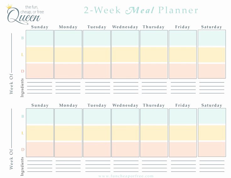 Google Drive Meal Plan Template Best Of 2 Week Meal Planner Google Drive Yummy