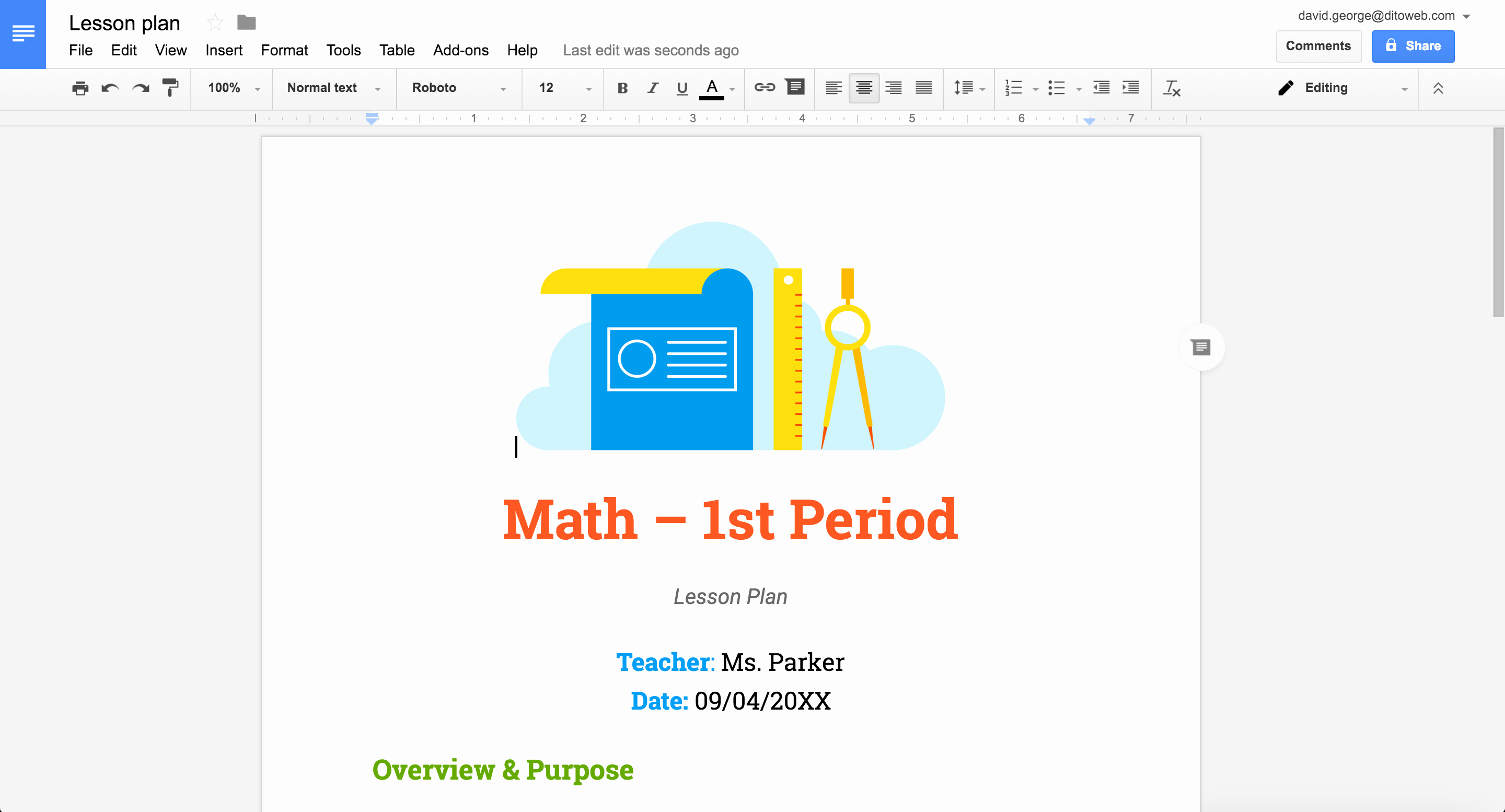 Google Sheets Lesson Plan Template Inspirational New Professionally Designed Templates for Docs Sheets