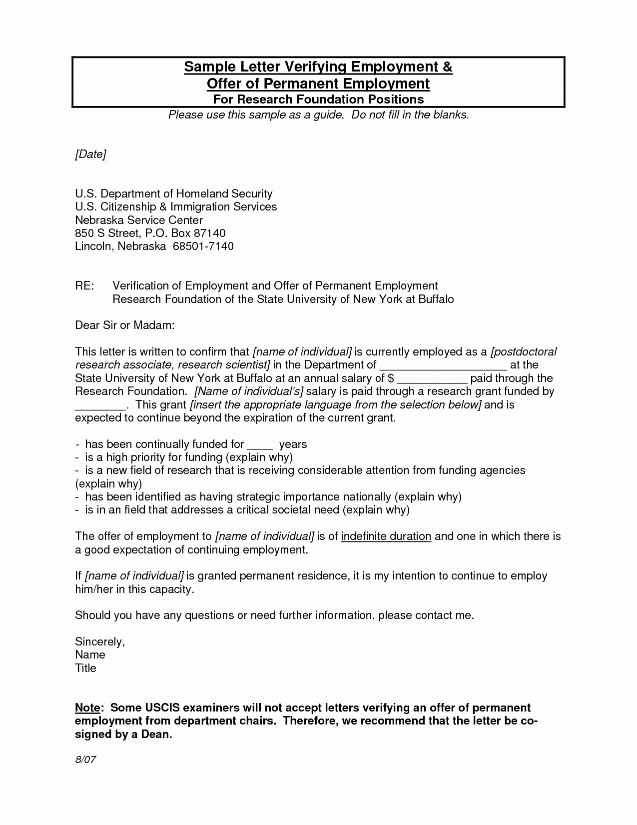 Green Card Recommendation Letter Lovely New Employment Verification Letter Sample for Green Card