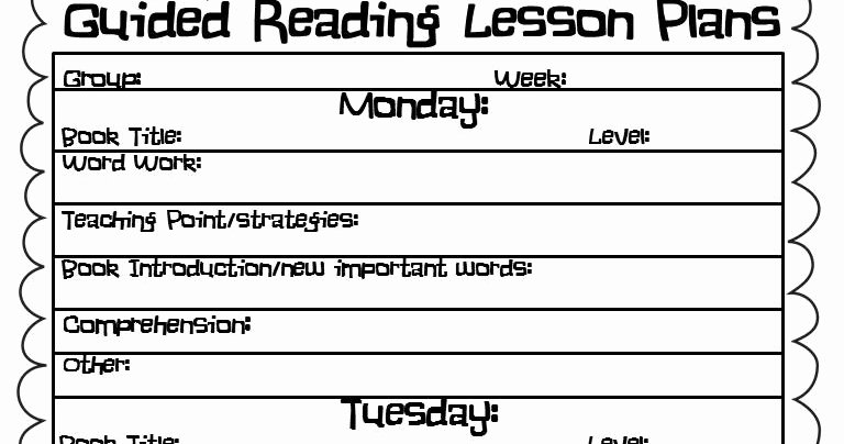 Guided Math Lesson Plan Template Elegant Classroom Freebies Guided Reading Lesson Plan Template