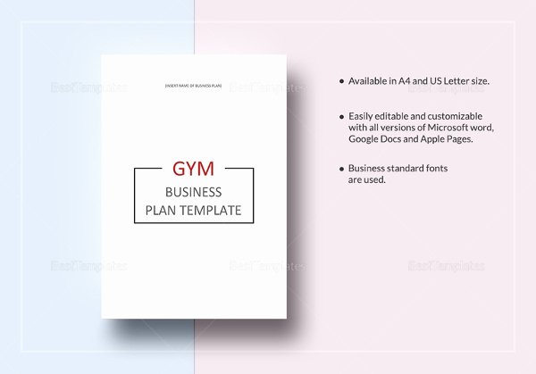 Gym Business Plan Template Awesome Gym Business Plan Template 13 Free Word Excel Pdf