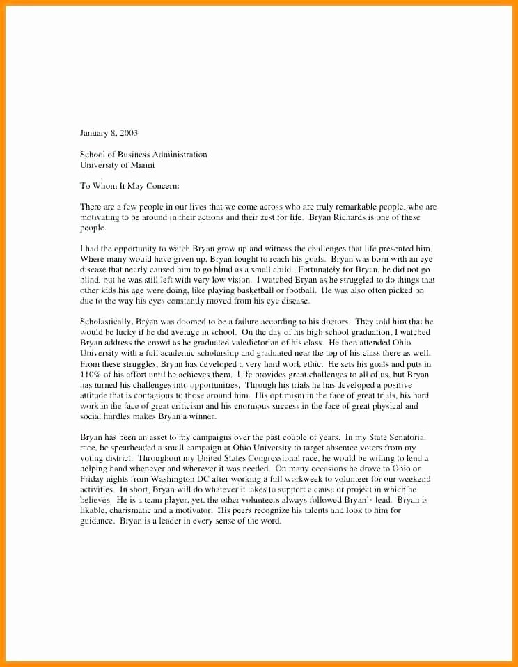 Harvard Mba Recommendation Letter New Application Letter to Business School Re Mendation