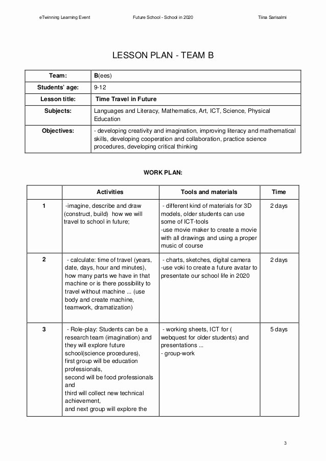 High School Lesson Plan Template Best Of Lesson Plan Template for High School Spanish Mon Core
