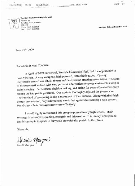 High School Student Recommendation Letter Elegant Writing A Letter Re Mendation for A Highschool Student