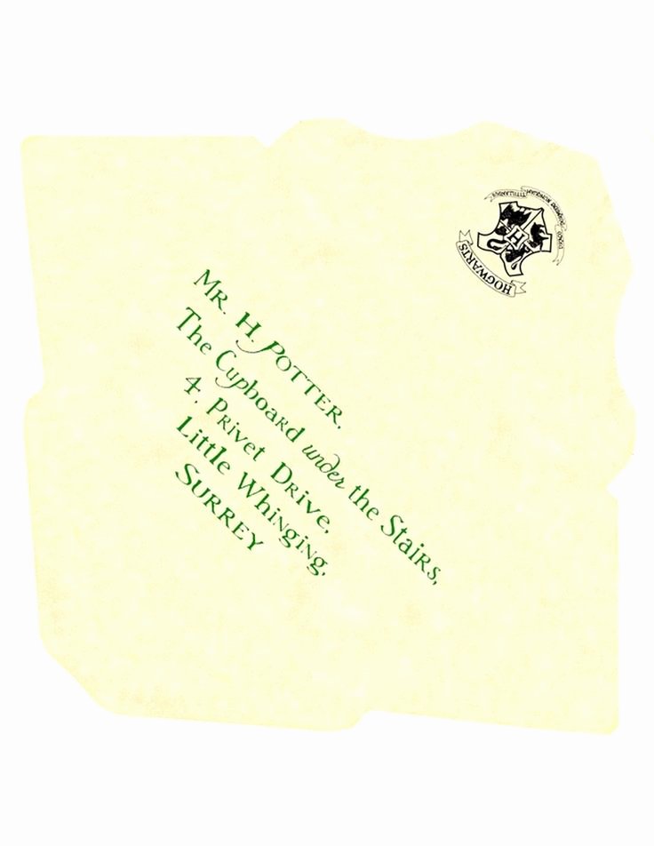 Hogwarts Envelope Printable Inspirational 17 Best Ideas About Harry Potter Letter On Pinterest