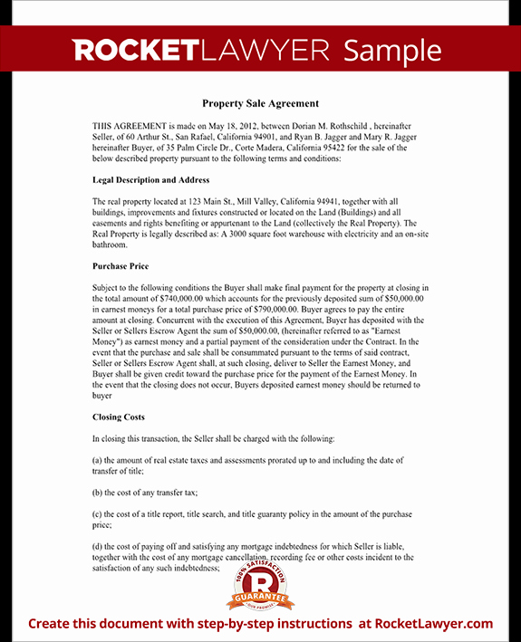 Home Buyout Agreement Template Fresh Real Estate Contract and Purchase Agreement