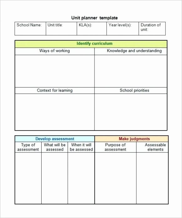 Homeschool Lesson Plan Template Excel Unique Free Printable Lesson Plan Template 3 4 Free Printable