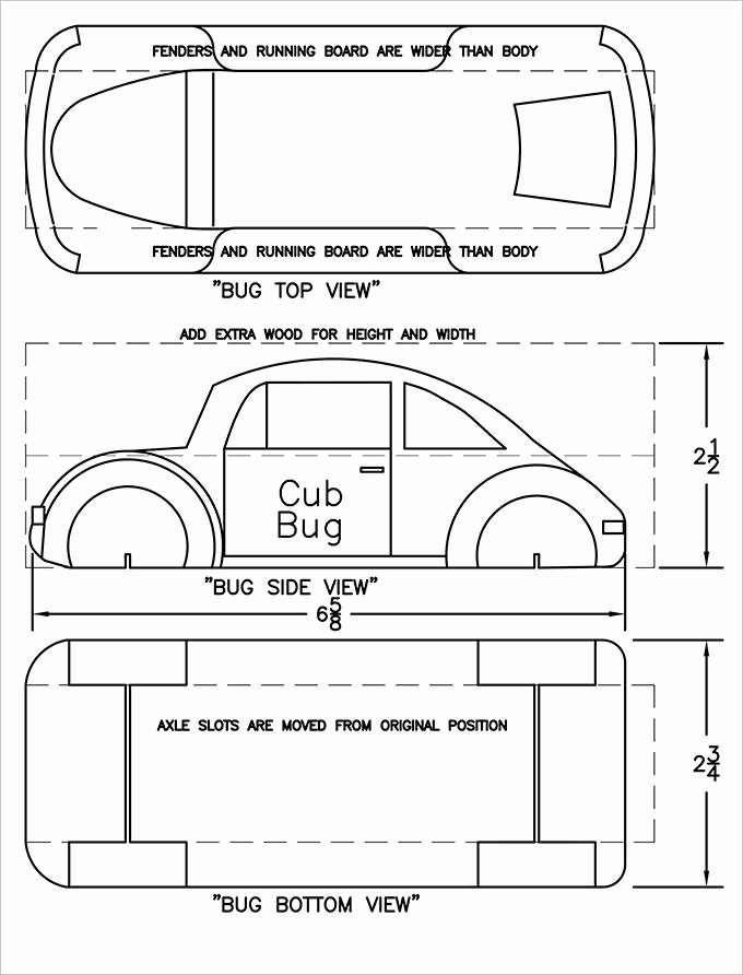 Hot Rod Pinewood Derby Car Template Lovely 23 Cool Pinewood Derby Templates Free Download