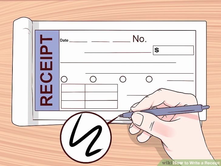 How to Write Receipt New How to Write A Receipt 9 Steps with Wikihow