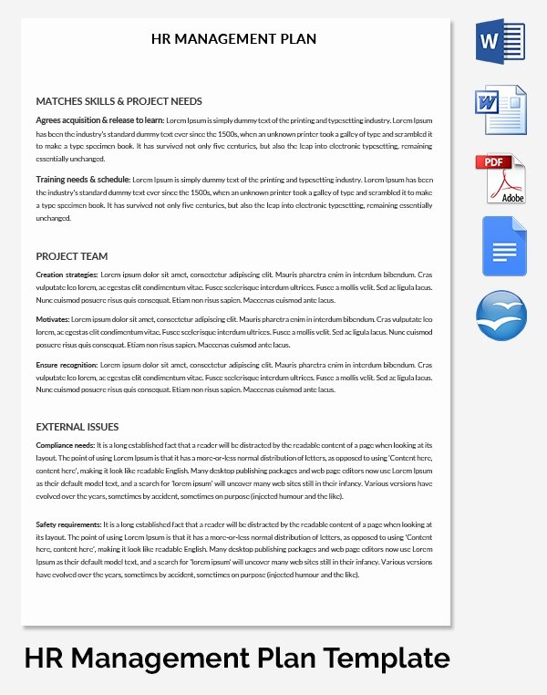 Hr Strategic Plan Template Awesome Hr Strategy Template 39 Word Pdf Documents Download