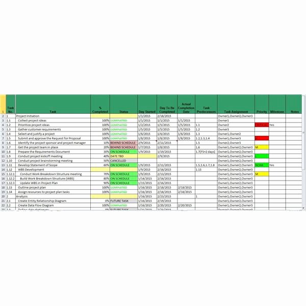 Implementation Plan Template Excel Elegant Ponents Of A Project Implementation Plan