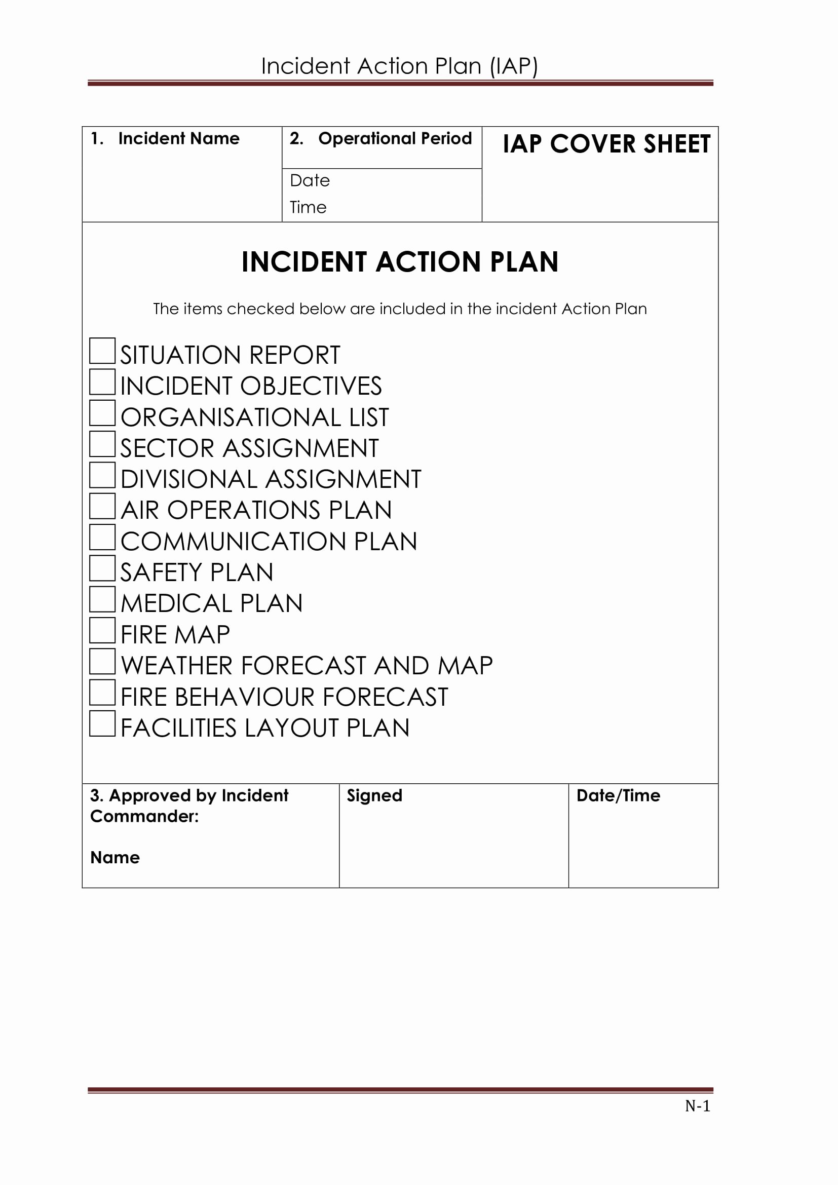Incident Action Plan Template Inspirational 9 Incident Action Plan Templates Pdf