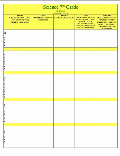 Inquiry Lesson Plan Template Elegant Oh My Science Teacher 5e Model Of Inquiry Lesson Plan