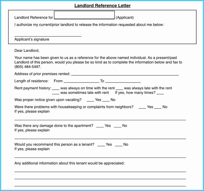 Landlord Letter Of Recommendation Inspirational 5 Sample Landlord Reference Letters What is It &amp; How to