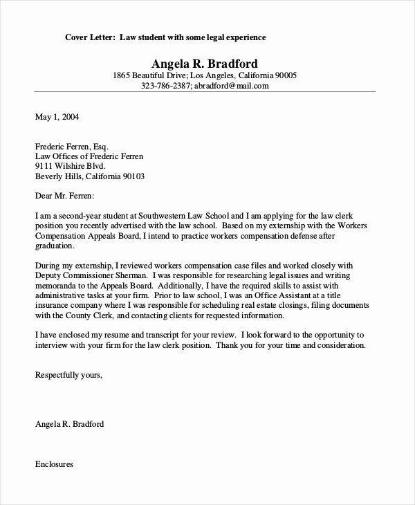Legal Letter format Template Lovely Cover Letter Template – 26 Free Word Pdf Documents