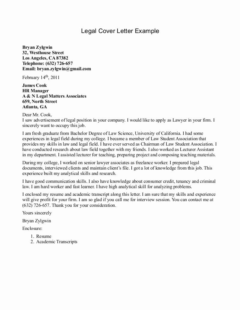 Legal Letter Of Recommendation Best Of 25 Government Applications Legal Letter Sample