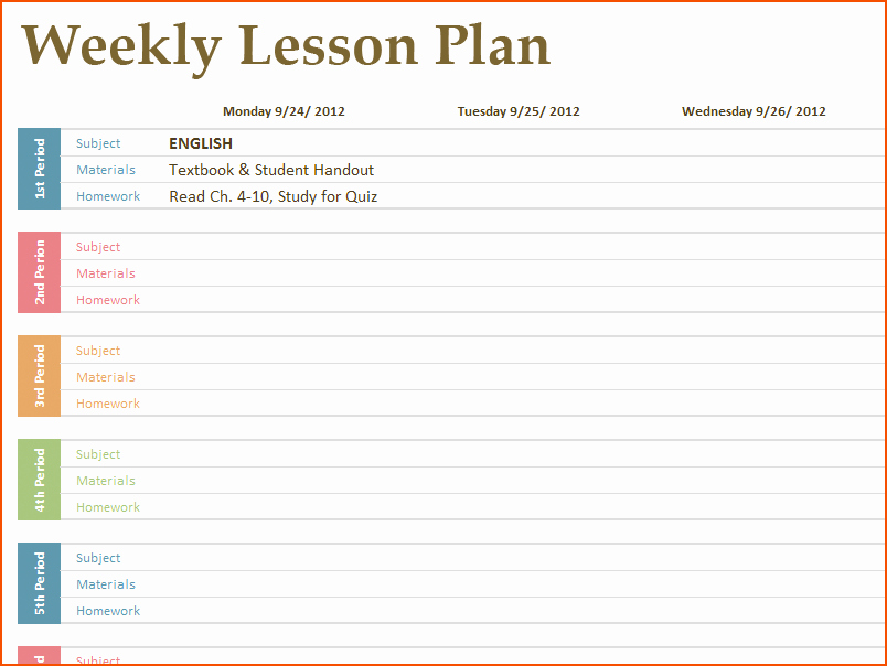 Lesson Plan Book Template Printable New Book Reports Research Reports Teaching Materials Page
