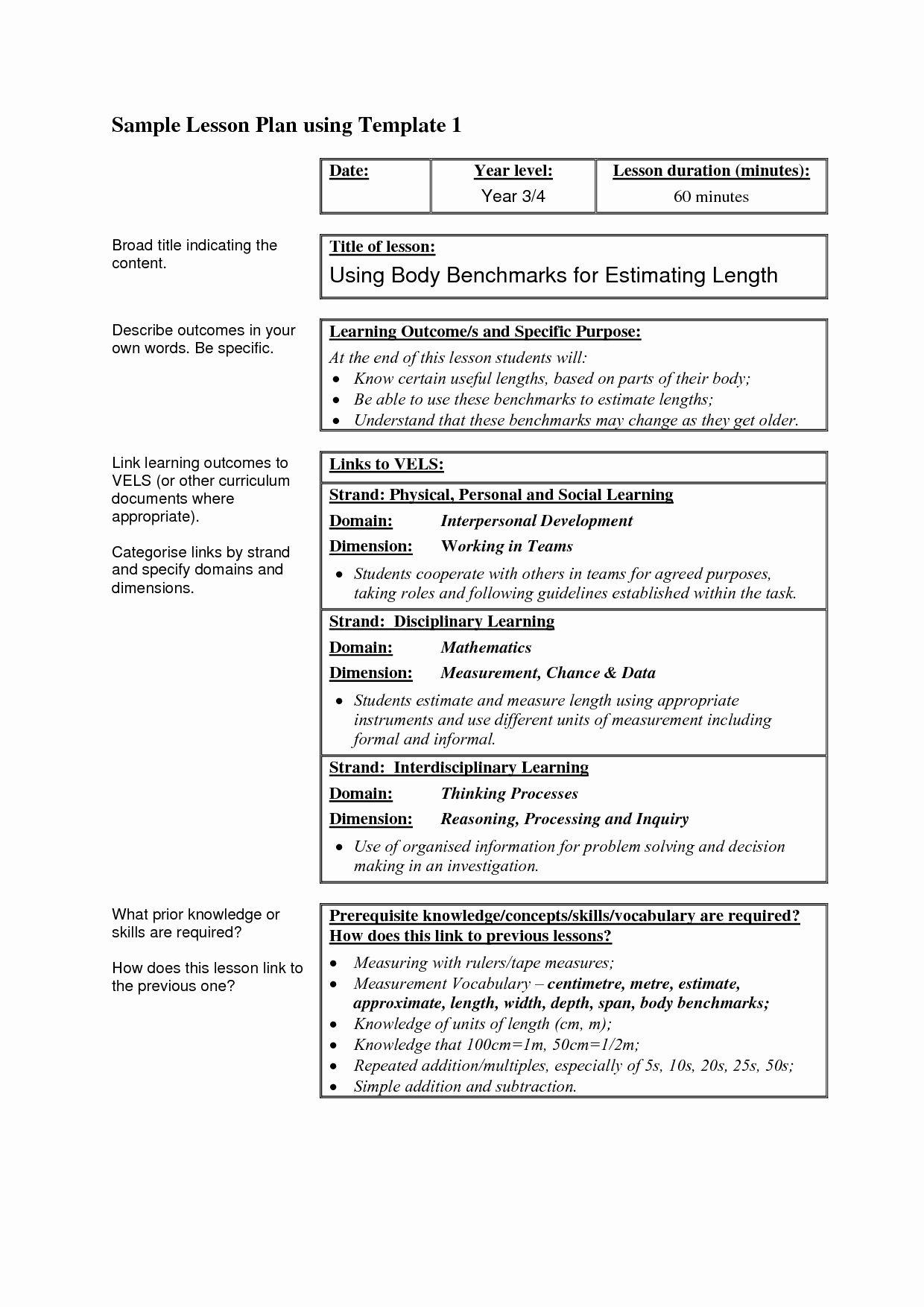 Lesson Plan Outline Template Awesome Sample Lesson Plan format Wow Image Results