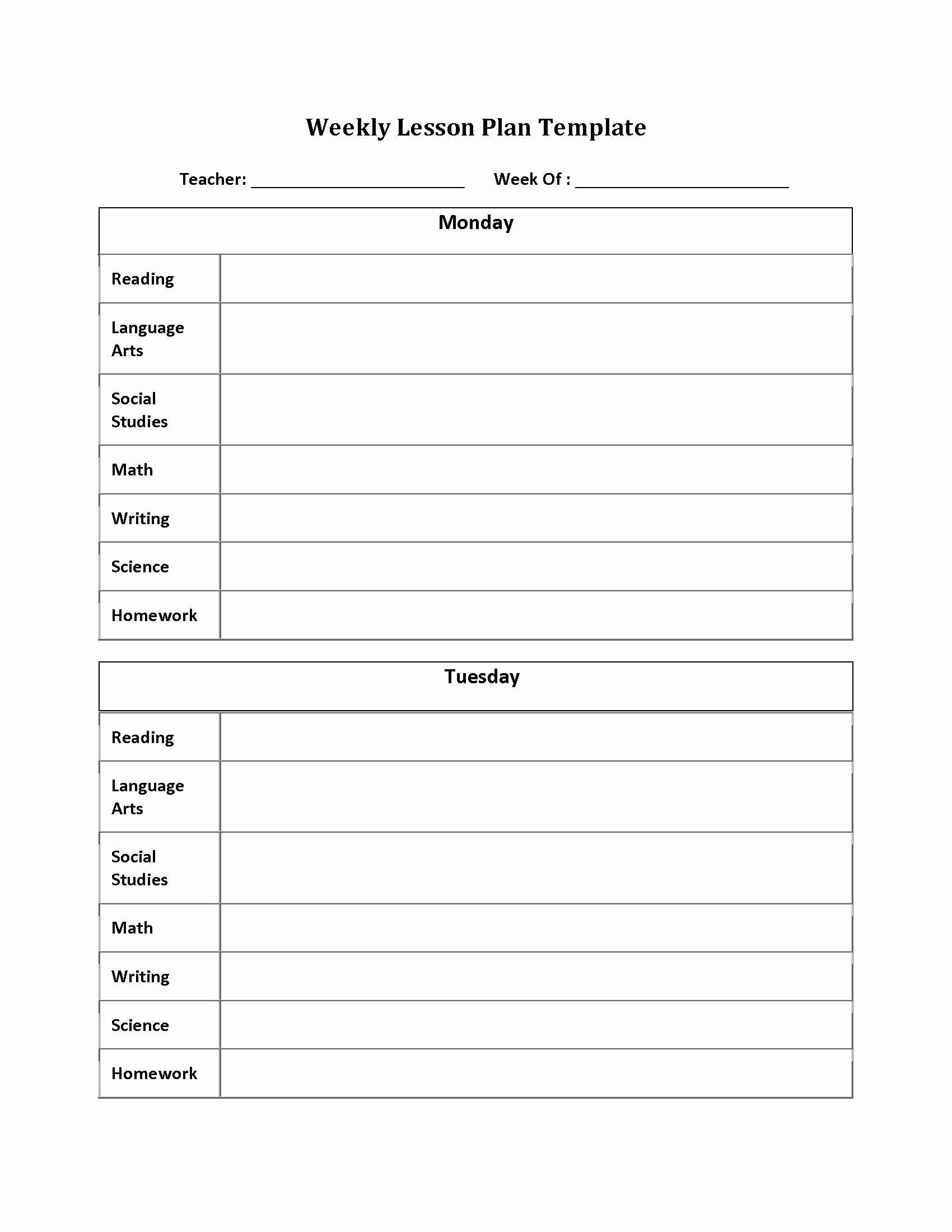 Lesson Plan Outline Template Awesome What is Lesson Plan Template