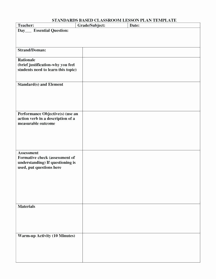 Lesson Plan Template Middle School New Air force Lesson Plan Template Middle School Lesson Plan