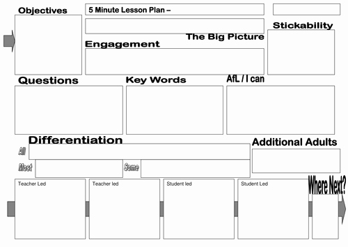 Lesson Plan Template Word Doc Unique Word Doc 5 Min Lesson Plan by Wimpster80 Teaching