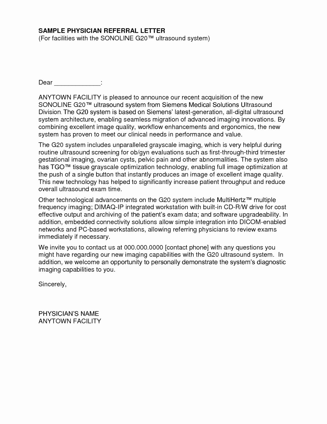 Letter asking for Referrals From Medical Professionals New Sample Medical Referral Letters Cover Letter Samples