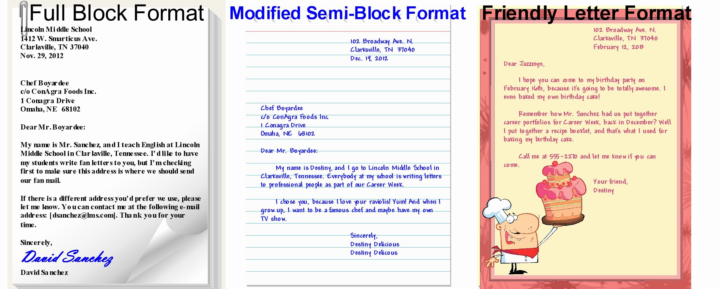 Letter format for Kids Beautiful Letter Writing format for Kids