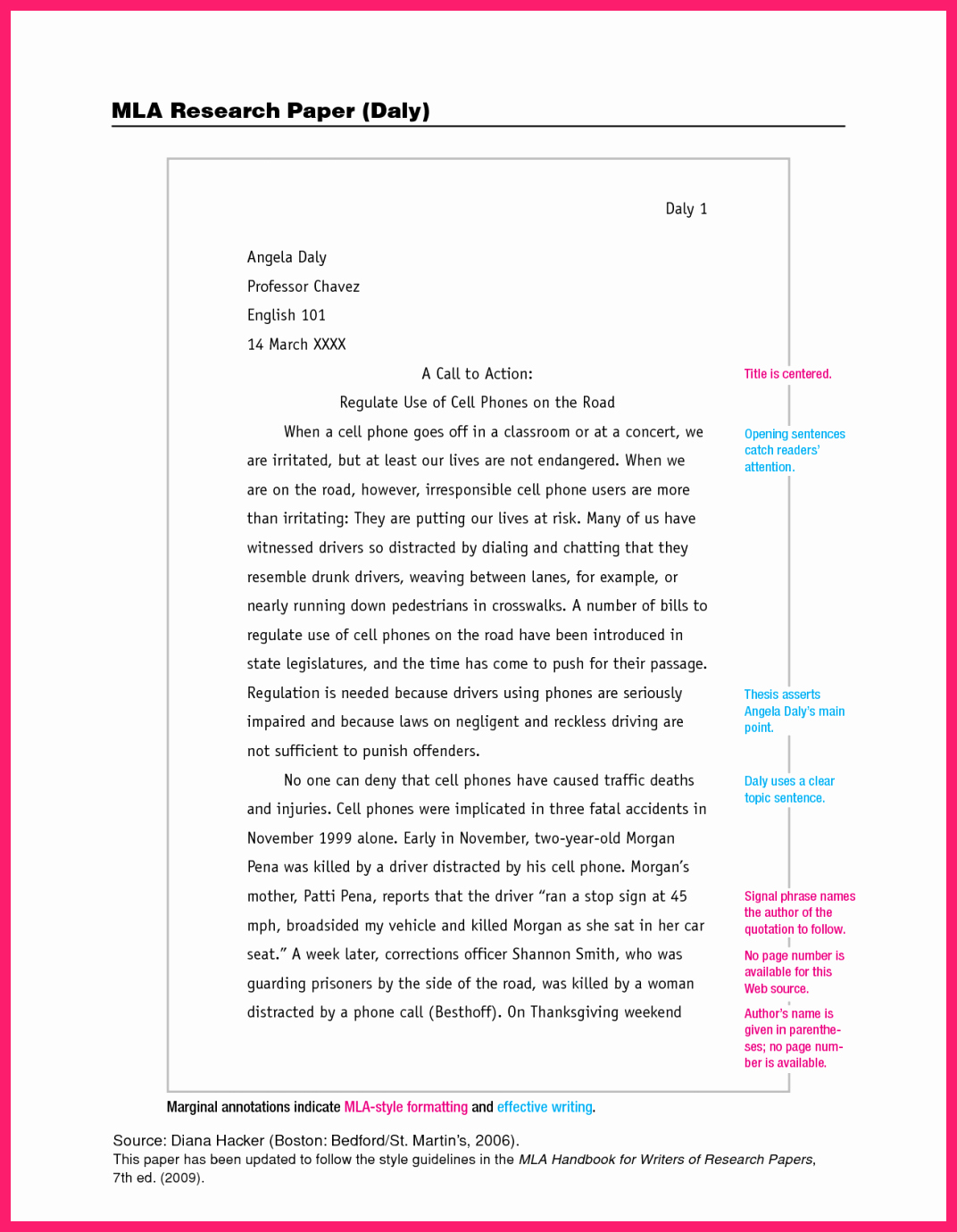 Letter In Mla format Fresh Research Paper Mla format