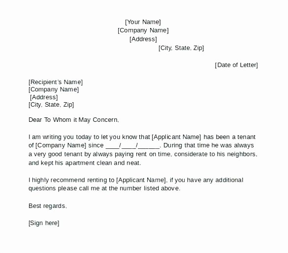 Letter Of Good Standing Sample Elegant Reference Letter From Landlord – Putasgaefo