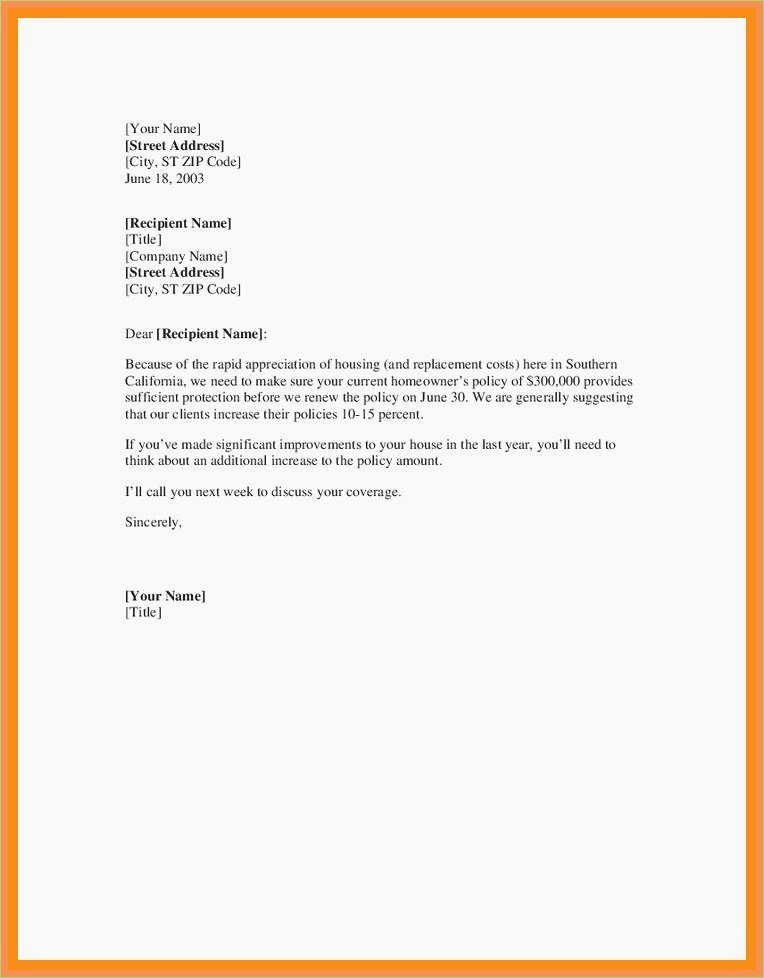 Letter Of Guarantee for Auto Title New Sample Letter to Insurance Pany for Renewal
