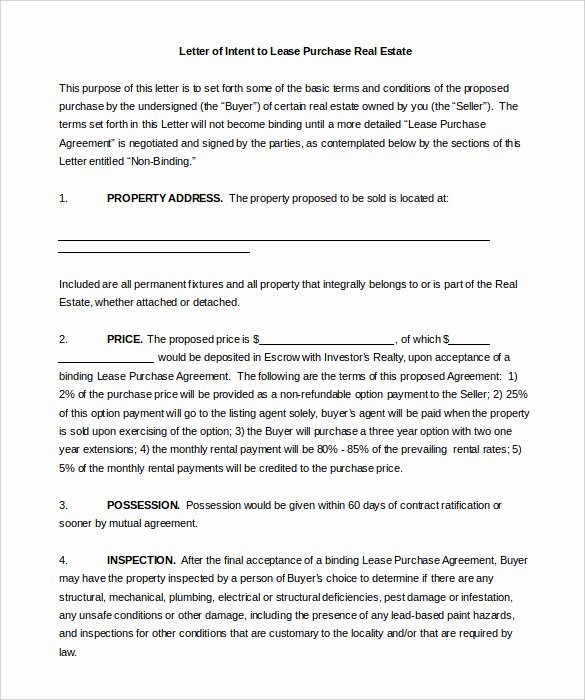 Letter Of Intent to Purchase Real Estate Template Fresh Free Intent Letter Templates 18 Free Word Pdf