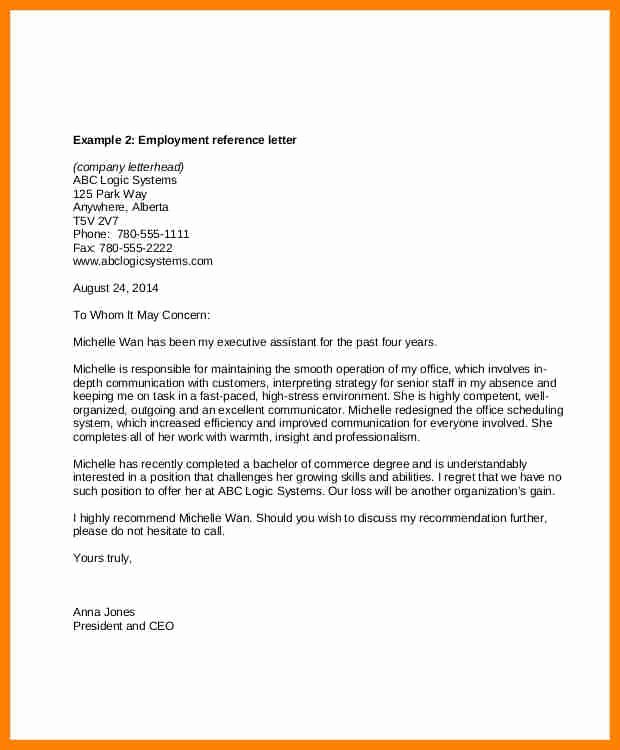 Letter Of Recommendation Administrative assistant Unique 9 Re Mendation Letter for Administrative assistant