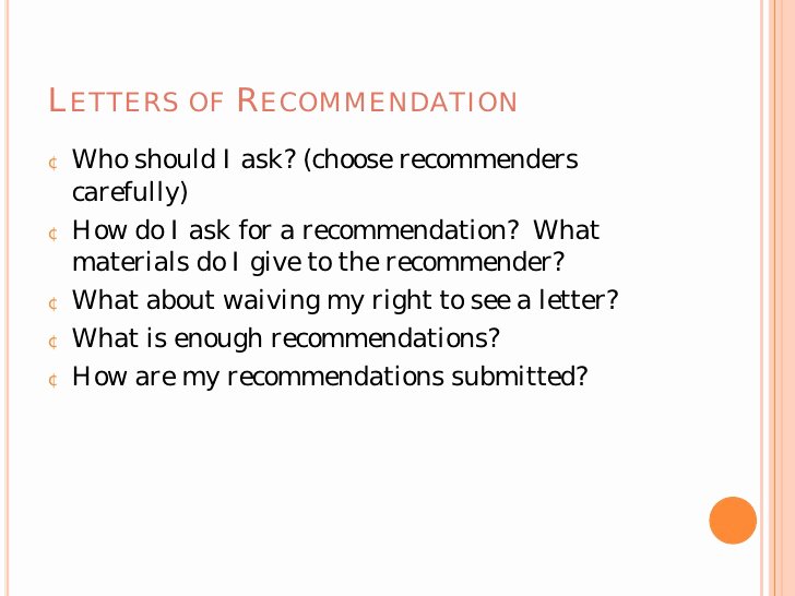 Letter Of Recommendation Amcas Luxury the Medical School Application Process From A Z
