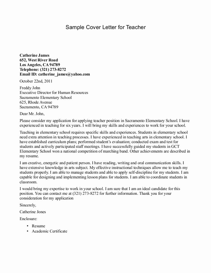 Letter Of Recommendation Elementary Teacher Luxury Re Mendation Letter Sample for Teacher Aide