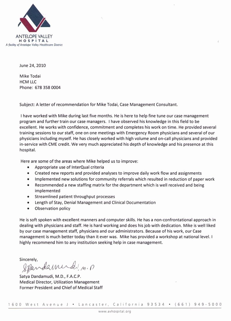 Letter Of Recommendation for Physician Awesome Home Health Director Resume