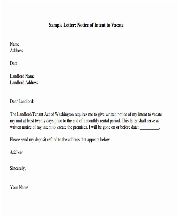 Letter Of Recommendation for Tenant Fresh Tenant Letter Templates 9 Free Sample Example format